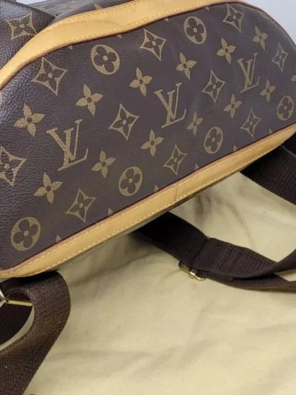 LOUIS VUITTON Monogram Canvas Backpack Sac Ad Bosp